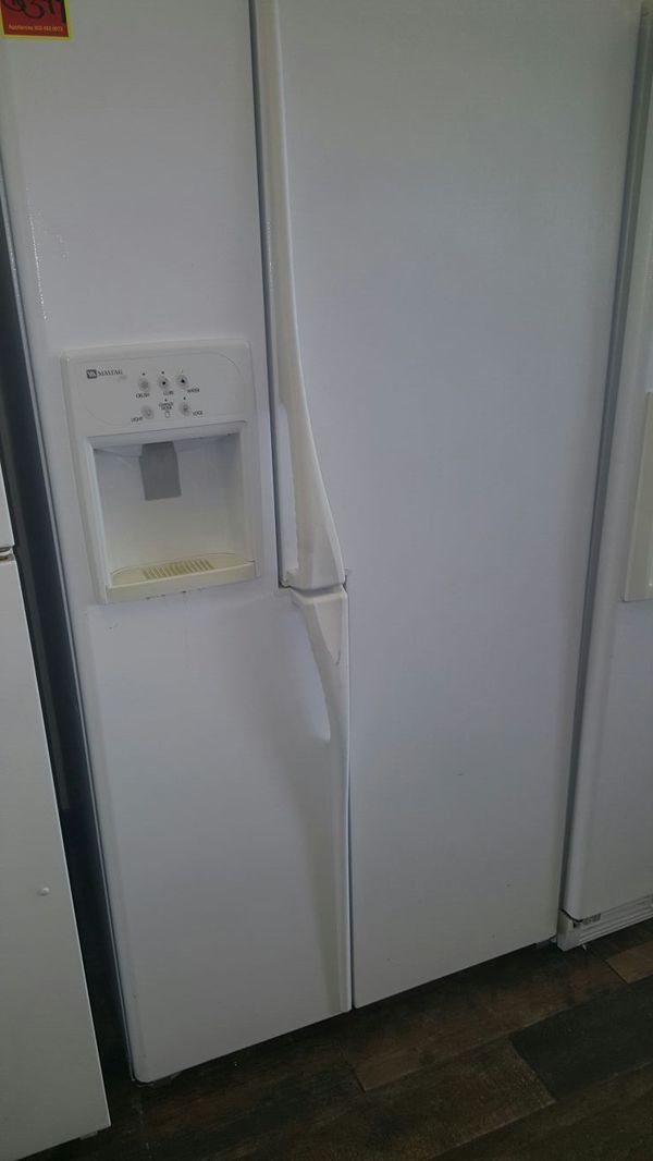White Maytag plus side by side fridge for Sale in Phoenix, AZ OfferUp