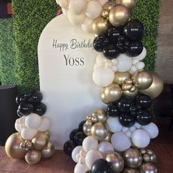 Balloon Garland & Backdrop