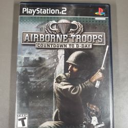 Airborne Troops Countdown To D Day For PlayStation 2 
