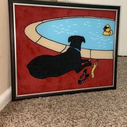 Glass Paintings, Friends, Family, Pets, Anime & Cartoon Portraits Available. LOCATED IN COVINA