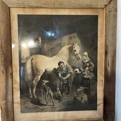 The Village Blacksmith Print
