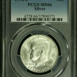 1976-S Kennedy Silver Bicentennial Half Dollar 