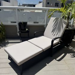 Wayfair Cream Tanning Chair