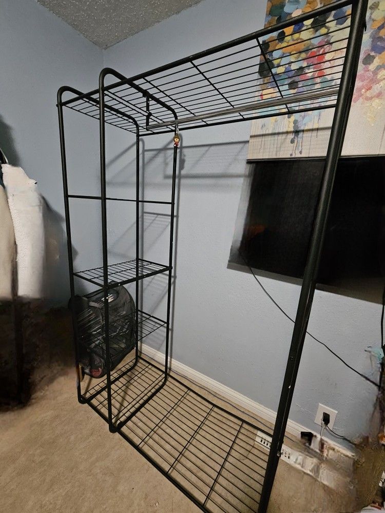 Simple Freestanding Clothes Organizer