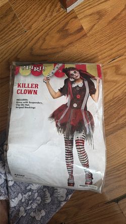 Spirit Halloween Killer Clown Adult Costume