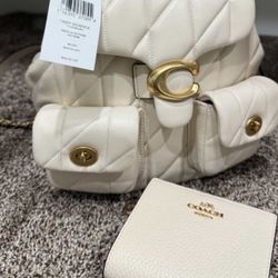 Coach Backpack AND wallet!! 