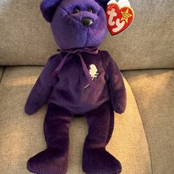This rare and highly sought-after Ty Beanie Baby princess Diana is a true gem for collectors and fans alike