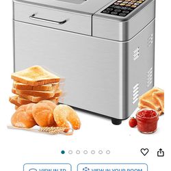 16 In 1 Bread Machine Stainless Steel 