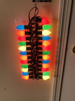 Celebrations C9 Outdoor ceramic  Multicolored Christmas 25 Bulb Light Set Approx. 25 FT