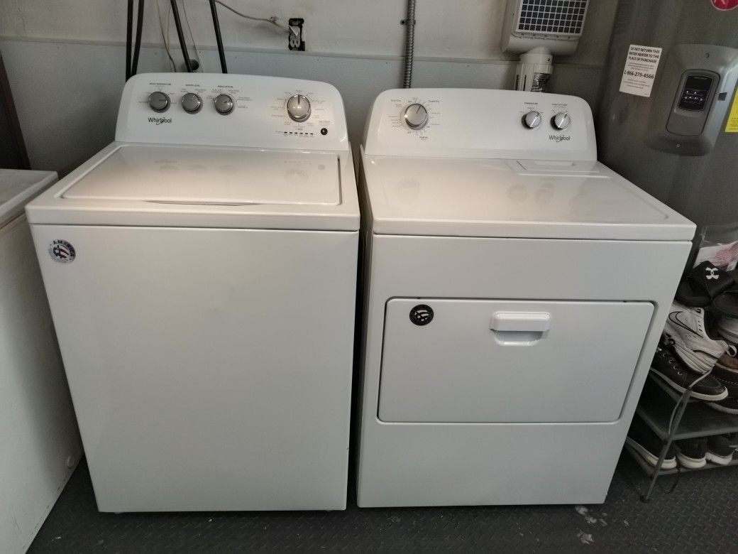 Washer and dryer