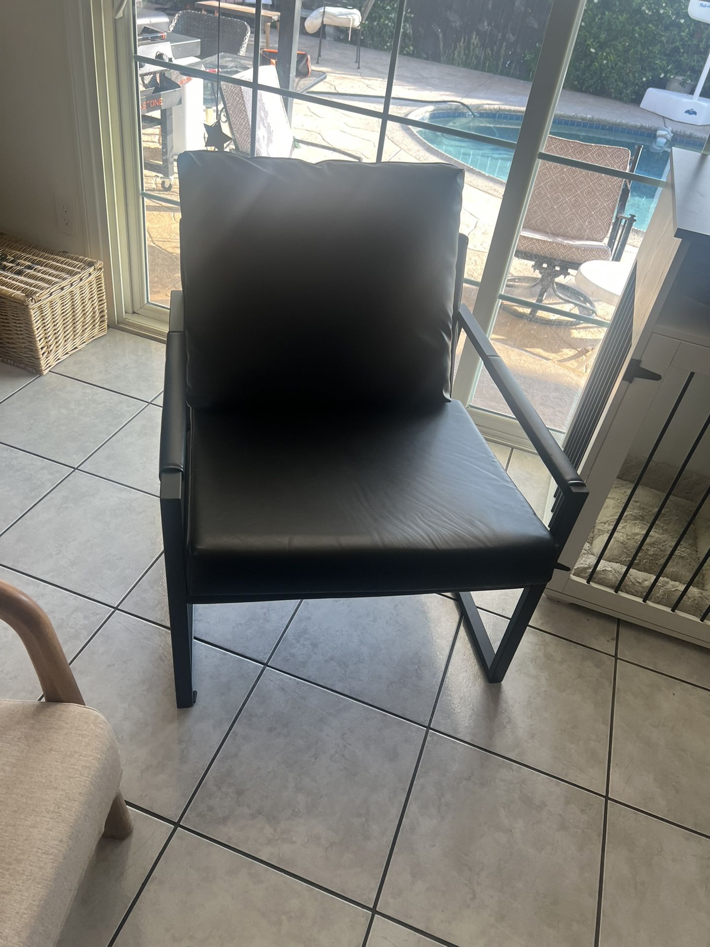 Black Leather Chair