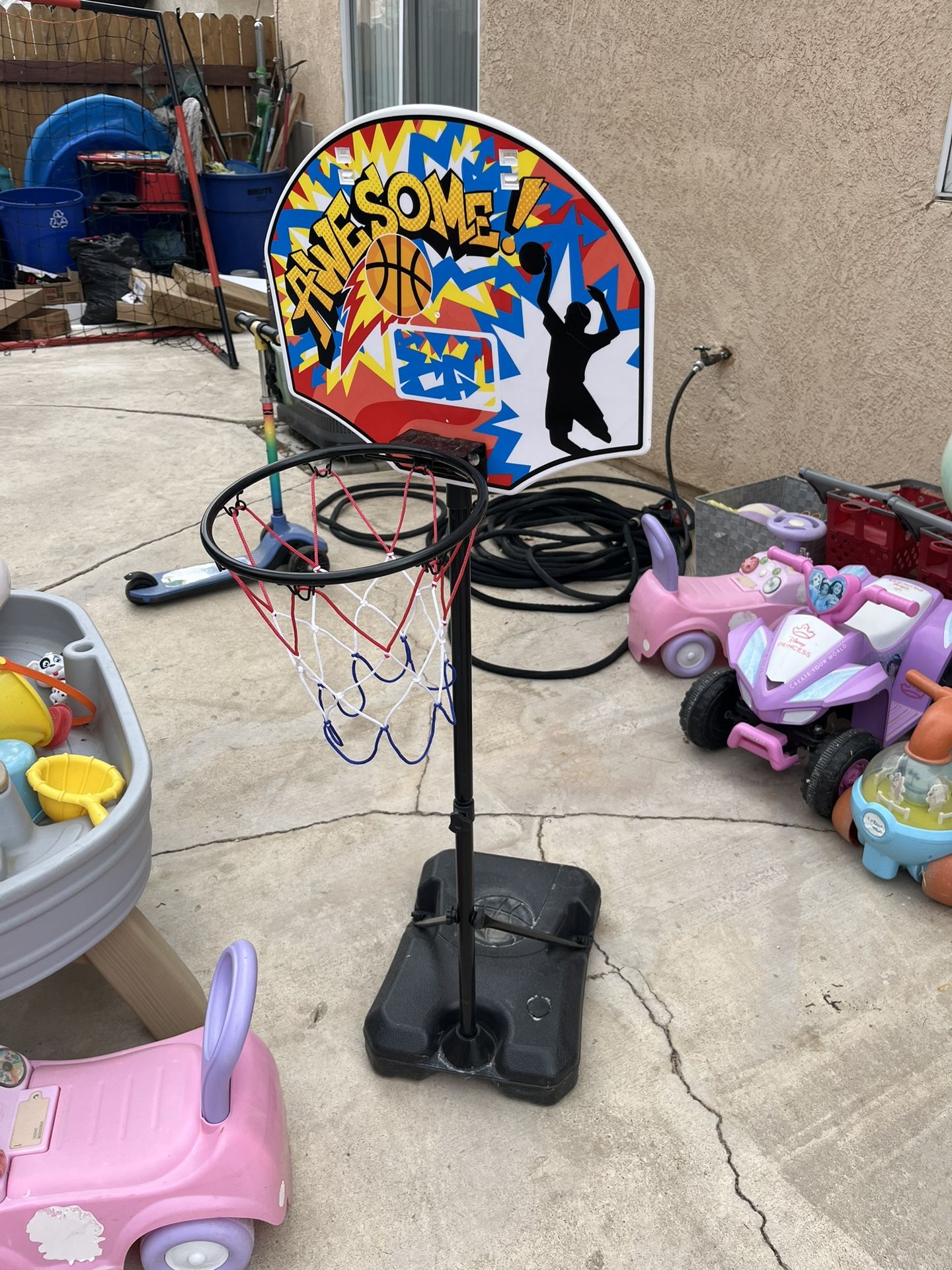 Kids Mini Basketball Court - Kid Size