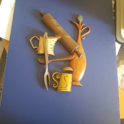 Vintage SEXTON metal Wall ART 