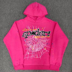 Pink Graphic Spider Hoodie – All Sizes And Color