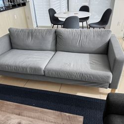 3-Seater Couch with Removable, Washable Cushion Covers