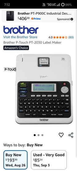 Brother P-Touch PT-2030 Label Maker
