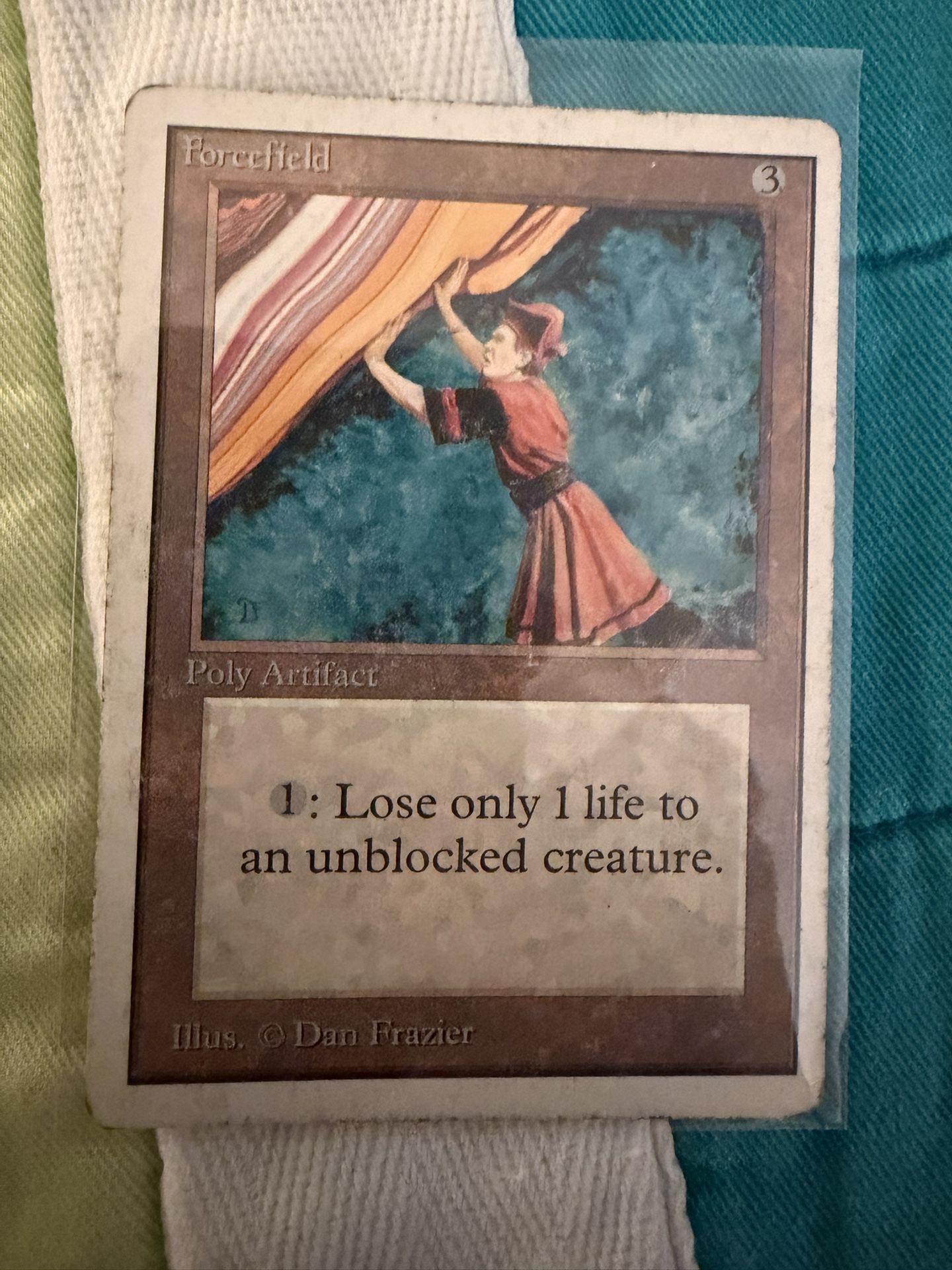Mtg Magic The Gathering Unlimited Forcefield Card