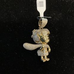 10KT bambam pendant I-2634