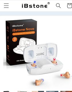 iBstone Nova rechargeable OTC Hearing Aids