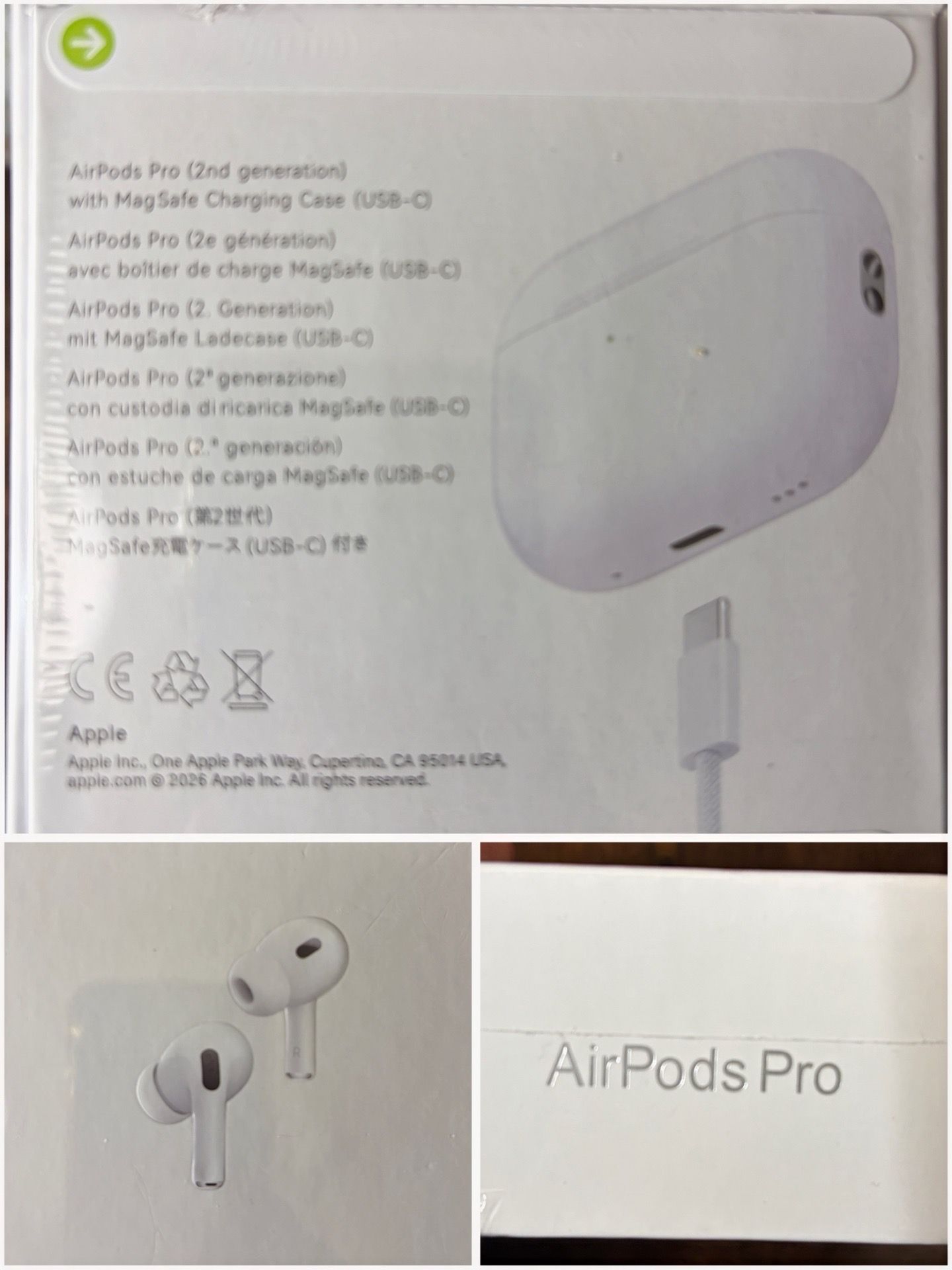 New Apple Air Pod Pro 2nd Gene