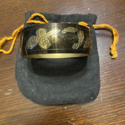Etched Bangle Bracelet 