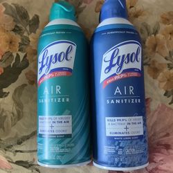 Lysol Air Sanitizer $4 Each 