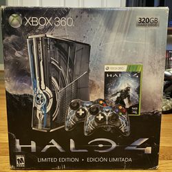 Halo 4 Xbox 360 Slim Limited Edition Bundle Complete in Box