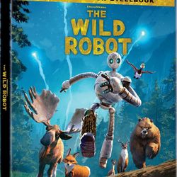 The Wild Robot (Limited Edition Steelbook 4K Ultra HD + Blu-ray + Digital) [UHD] NEW