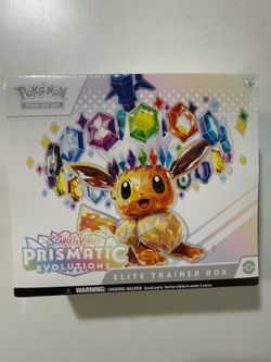 Pokemon Scarlet & Violet Prismatic Evolutions Elite Trainer Box