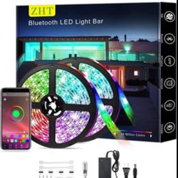 New! Bluetooth LED Strip Lights 32.8ft/10M App Control, Sync with Music RGB Color Changing Strip Light