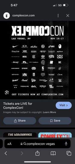 Complexcon Vegas 2 Day GA
