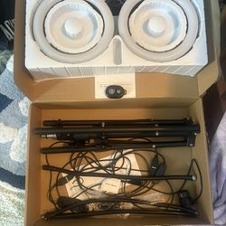 Dual Ring light Bluetooth W/ Remote 