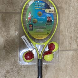 Tennis Magic Starter Set ~ Tennis Racket And Balls 