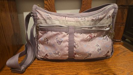 LeSportsac Disney Bambi - Rare Beige Classic Deluxe Everyday Crossbody Bag