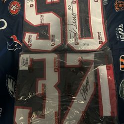 Signed Patriots Jerseys 