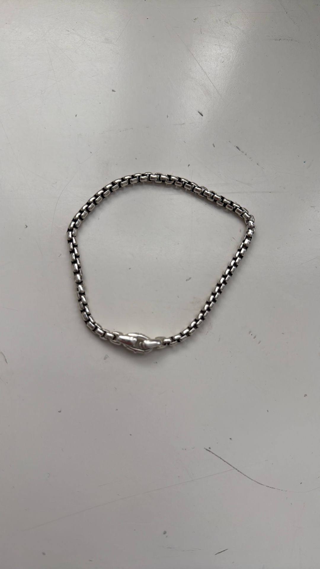 David Yurman Box Link Bracelet (Sterling Silver)