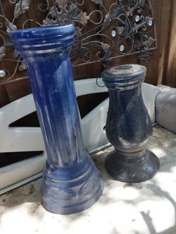 Royal blue garden stands $40 each