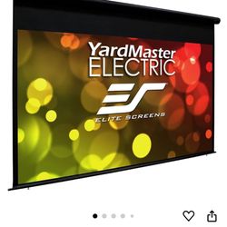Yard Master Electric Screen - 120” Screen! BRAND NEW