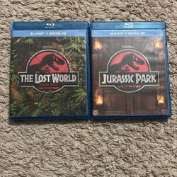 Jurassic Park + Jurassic Park The Lost World Blu-ray + Digital HD