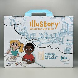 IlluStory "Create-Your-Own-Book!" Book-Making Kit For Creative Kids Ages 4+ NEW