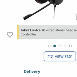 Jbara Evolve 30 Headset With Noise Cancellation. New 