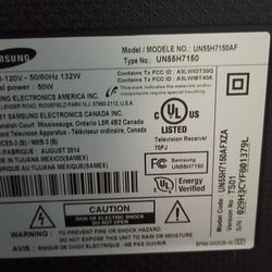 Samsung 55 Inch Smart HD 3D TV 