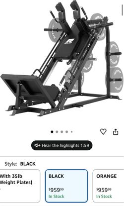 Leg press/ hack squat