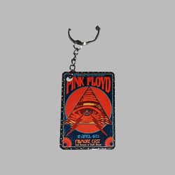 Pink Floyd Concert Poster Keychain 