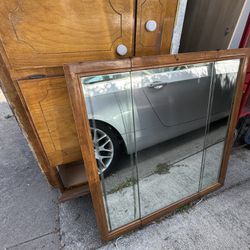 Free Mirror And Cabinet 