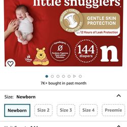 Huggies Diapers 2 Boxes Of 144ct Size 1