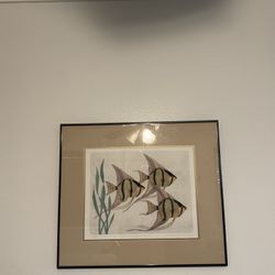 Angel Fish Framed Art 