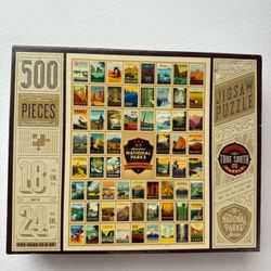 American National Parks Jigsaw Puzzle Wilderness & Wonder True South 500 Pieces