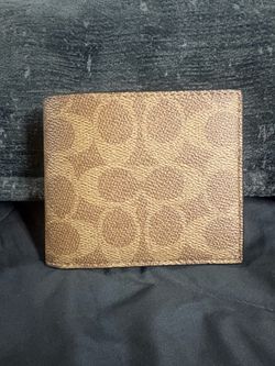 Coach men’s wallet new brown