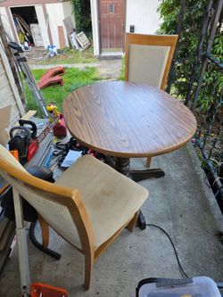 Small dining table and chairs set